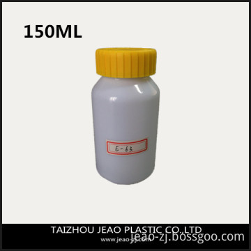 Hot sale white boston round plastic pharmaceutical medicine bottle 150ml